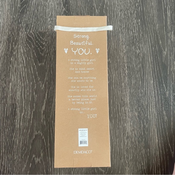 New! Demdaco Strong Beautiful You Blond Girl Fabric Doll - Picture 12 of 13